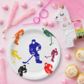 ホッケー ペーパープレート (パーティー)
