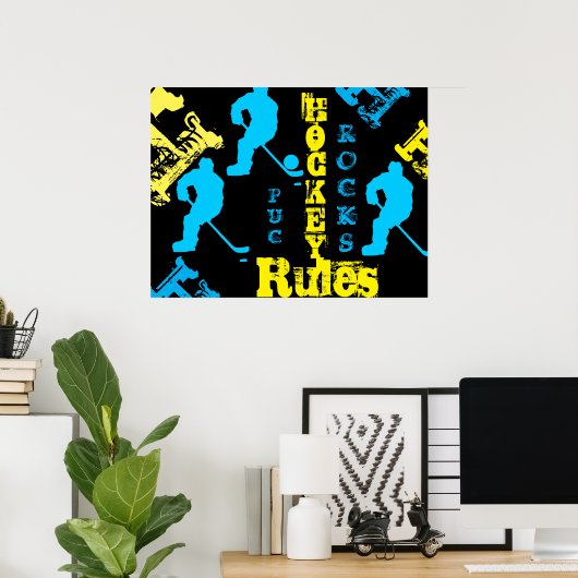 ホッケー ポスター (ホームオフィス)