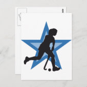 ホッケー ポストカード (正面/裏面)