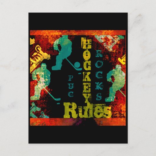 ホッケー ポストカード (正面)