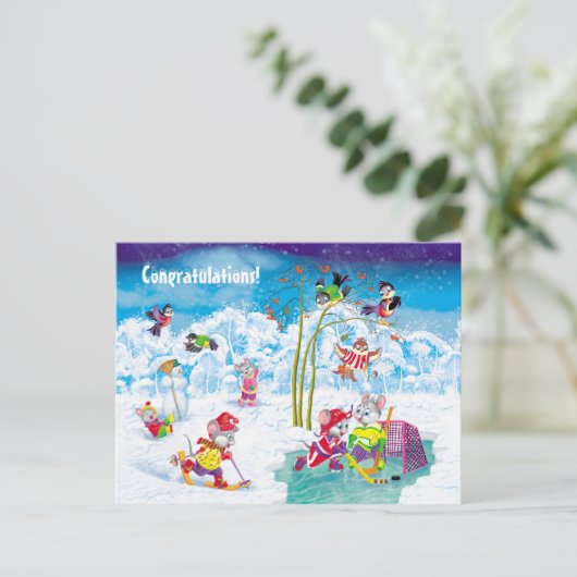 ホッケー ポストカード (スタンド正面)