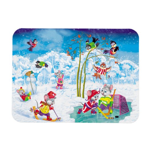 ホッケー マグネット (横)