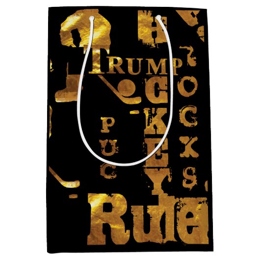 ホッケー ミディアムペーパーバッグ (正面)