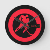 ホッケー ラウンド壁時計 (正面)