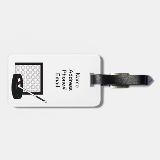 ホッケー ラゲッジタグ (裏面横)