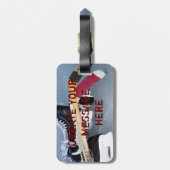 ホッケー ラゲッジタグ (裏面縦)