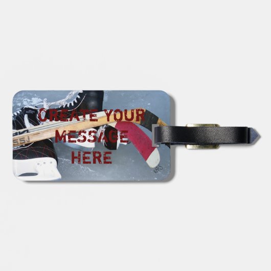 ホッケー ラゲッジタグ (裏面横)