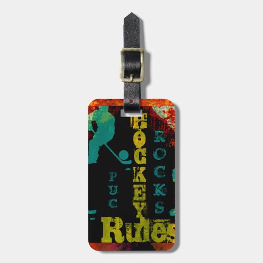 ホッケー ラゲッジタグ (正面縦)