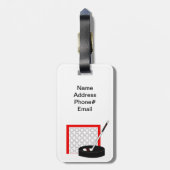 ホッケー ラゲッジタグ (裏面縦)