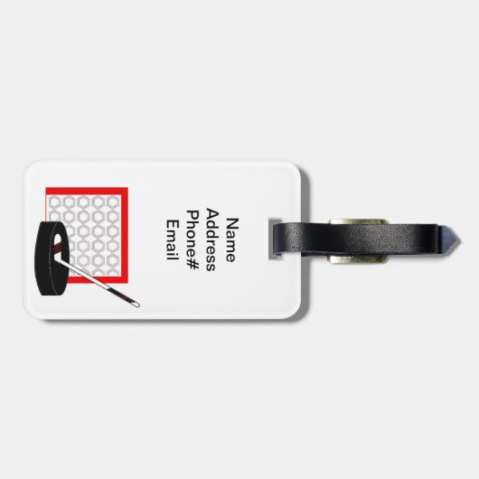 ホッケー ラゲッジタグ (裏面横)