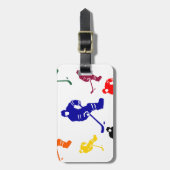 ホッケー ラゲッジタグ (正面縦)