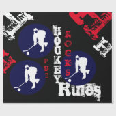 ホッケー ラッピングペーパー (フラット)