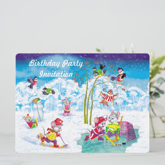 ホッケー 招待状 (スタンド正面)