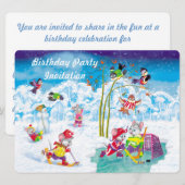 ホッケー 招待状 (正面/裏面)