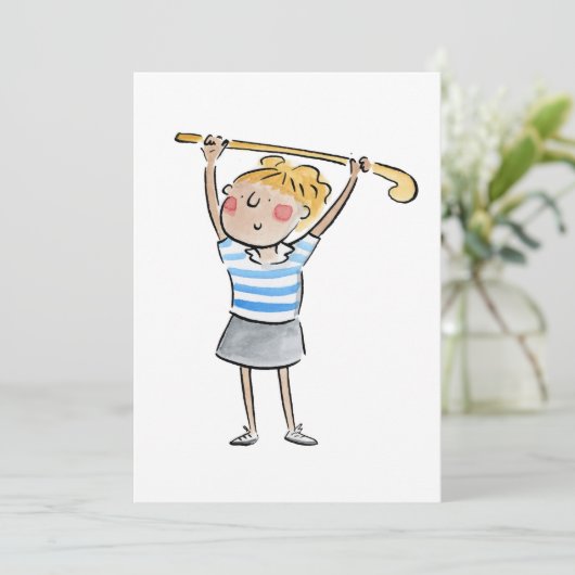 ホッケー 招待状 (スタンド正面)