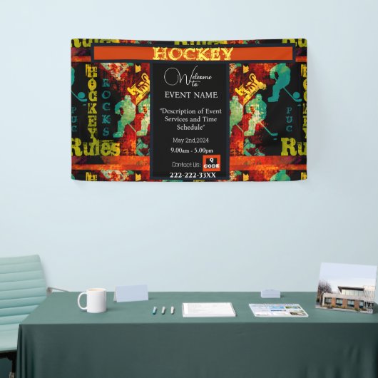 ホッケー 横断幕 (トレードショー)