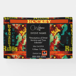 ホッケー 横断幕