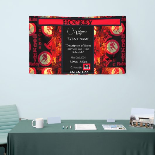 ホッケー 横断幕 (トレードショー)