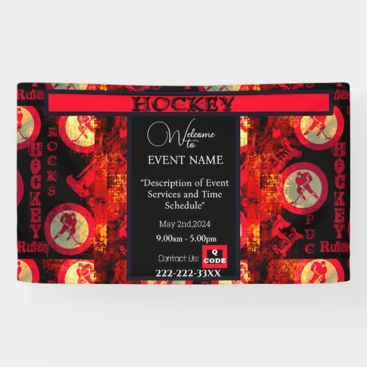 ホッケー 横断幕 (横)