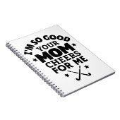 ホッケー：私は母の応援がとても良い。 ノートブック (右側)