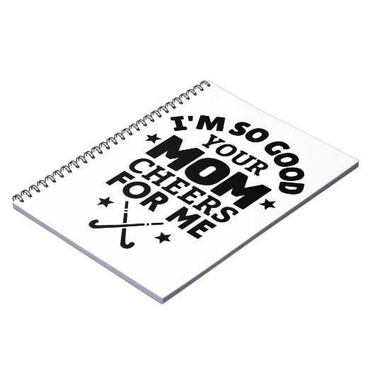 ホッケー：私は母の応援がとても良い。 ノートブック (左側)