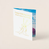 ホッケー 箔カード (正面)