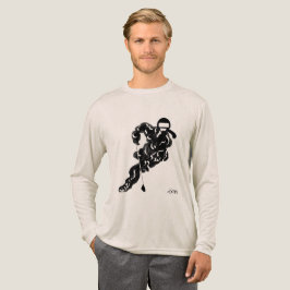 ホッケー Bella Canvas トリブレンド 長袖 シャツ