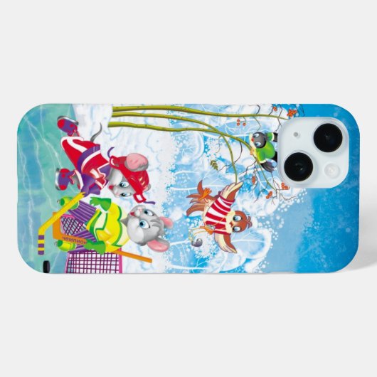 ホッケー Case-Mate iPhoneケース (裏面 (横))