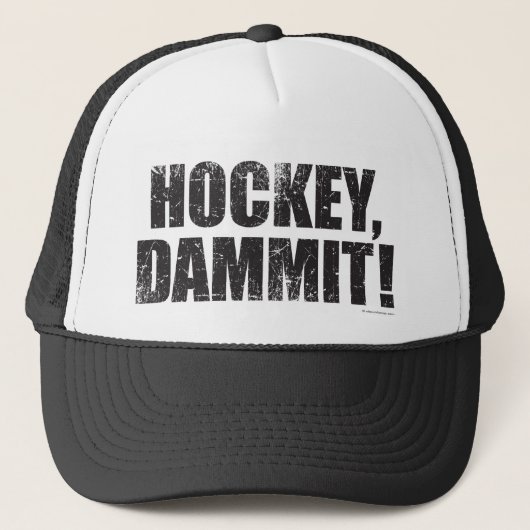 ホッケー、Dammit! キャップ (正面)