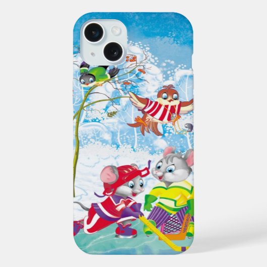 ホッケー iPhoneケース (裏面)