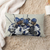 ホッケーCamraderie -装飾用クッション- HAMbyWhiteGlove ランバークッション (ブランケット)