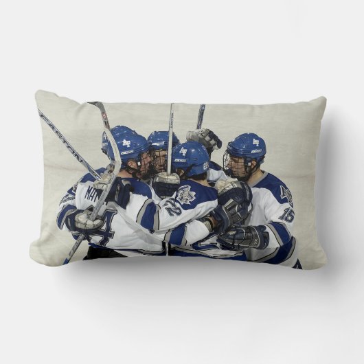 ホッケーCamraderie -装飾用クッション- HAMbyWhiteGlove ランバークッション (正面)