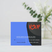 ホッケーPUCKバーバー（ユダヤ教の）バル・ミツバー返信カード 出欠カード (スタンド正面)