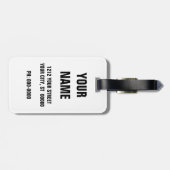 ホッケーSchtick ラゲッジタグ (裏面横)