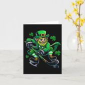 ホッケーSt patricks dayレプレシャンShamrock Clovers カード (黄色い花)