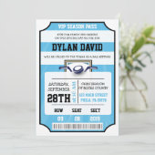 ホッケーVIPチケットバーバルミツワー招待状 招待状 (スタンド正面)