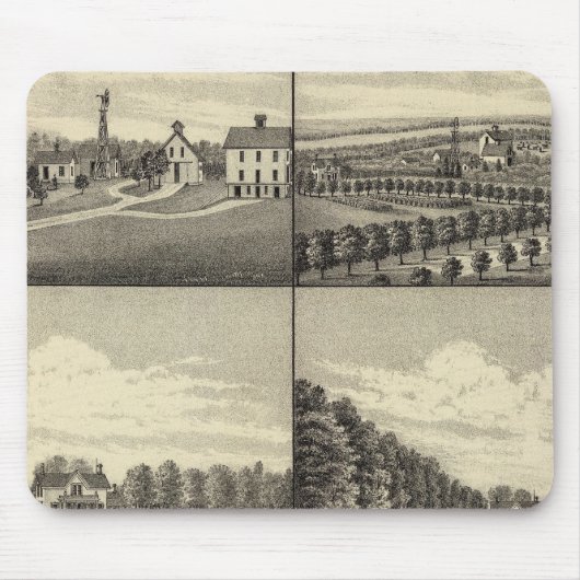 ホッジズホームネブラスカ マウスパッド (正面)