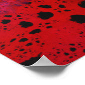 ホッジポッジフローラ抽象芸術 ポスター (角)