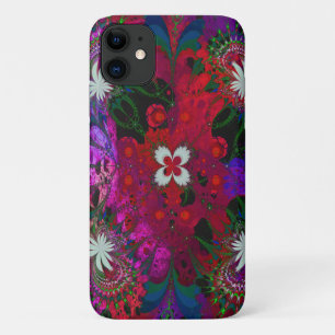 ホッジポッジフローラ抽象芸術 iPhone 11 ケース