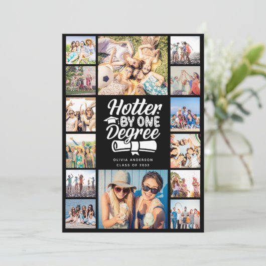 ホッタバイワンディグフォトコラージンググラードパーティー 招待状 (スタンド正面)