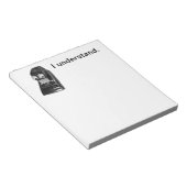 ホッチキス男メモ帳 ノートパッド (アングル)