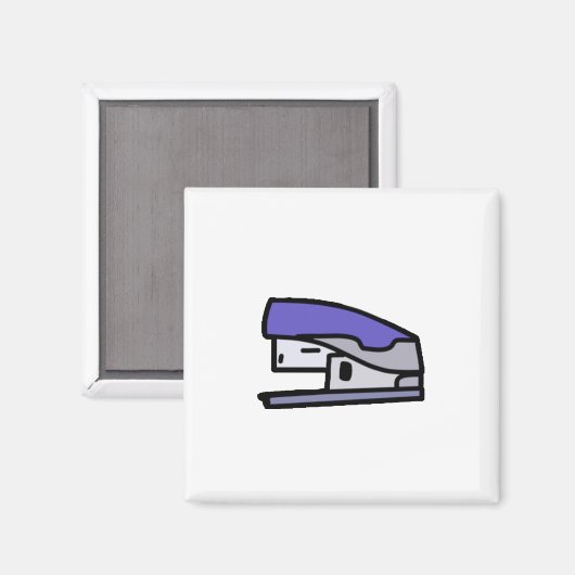 ホッチキス マグネット (正面/裏面)