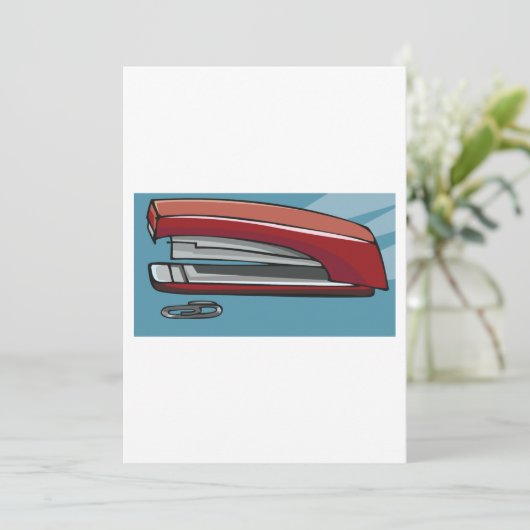 ホッチキス 招待状 (スタンド正面)