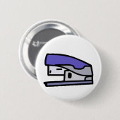 ホッチキス 缶バッジ (正面&裏面)