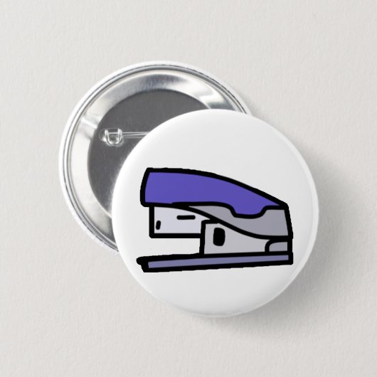 ホッチキス 缶バッジ (正面&裏面)