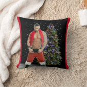 ホットなハンクバフサンタクリスマス クッション (ブランケット)