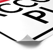 ホットアコーディオン選手 ポスター (角)