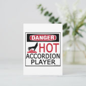 ホットアコーディオン選手 ポストカード (スタンド正面)