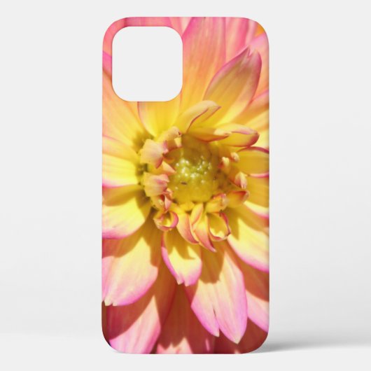 ホットイエローピンクダリア花 Case-Mate iPhoneケース (裏面)