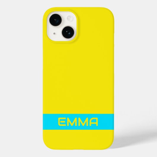 ホットイエローiPhone 14 Pro最大ケース Case-Mate iPhoneケース (裏面)